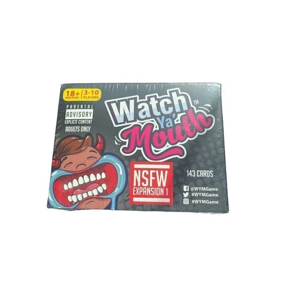 Watch Ya Mouth NSFW Expansion 1 New Sealed - Picture 1 of 3